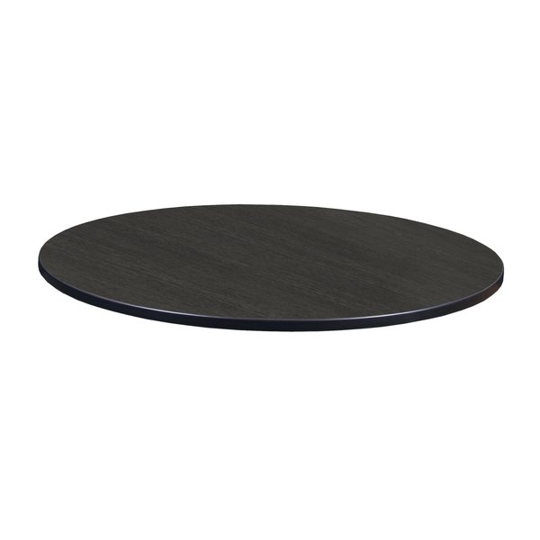 Regency Regency 48 in. Round Laminate Double Sided Table Top- Ash Grey or White TTRD48AGWH